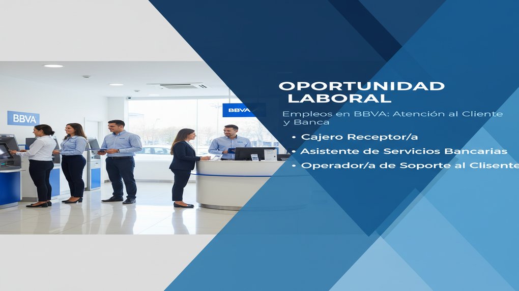 En este momento estás viendo Empleos en BBVA cajeros atencion al cliente y banca