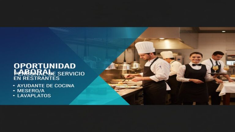 Lee más sobre el artículo Personal de servicio en restaurantes
