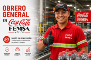 Lee más sobre el artículo 🥤 Obrero general en Coca-Cola FEMSA México